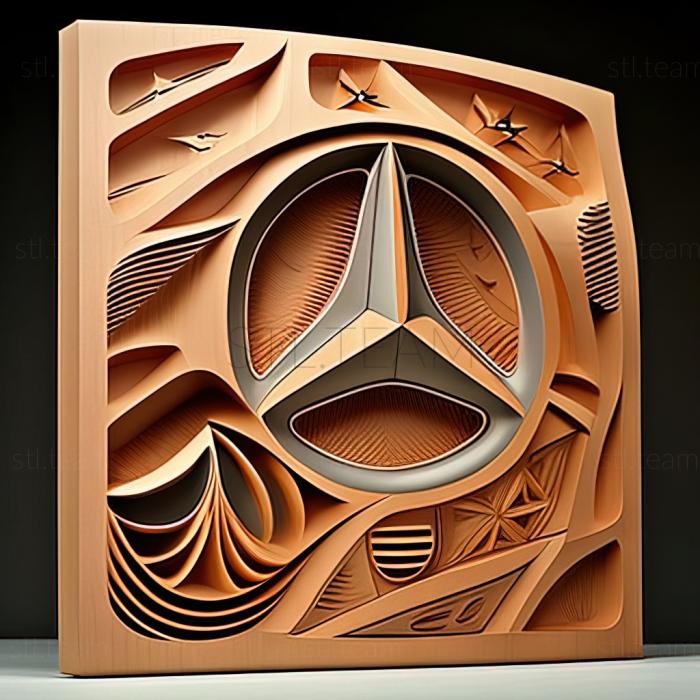 3D модель Mercedes-Benz BlueZERO (STL)